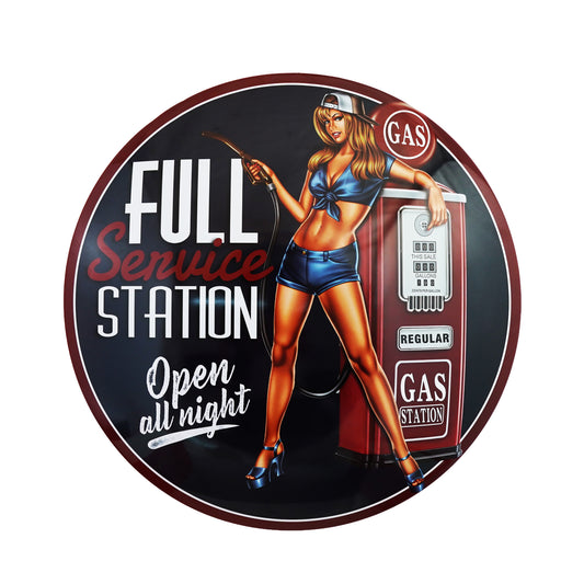 Decorative Wall Plate Premium Round Metal – 16-Inch