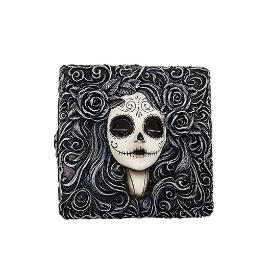 Day of the Dead Sugar Skull Trinket Box