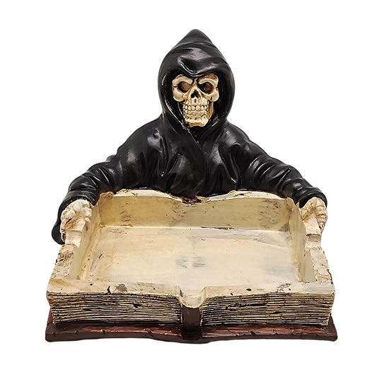 Reaper Ashtray – 4.25 x 3.5 Inch Hand - Painted Cold Cast Resin