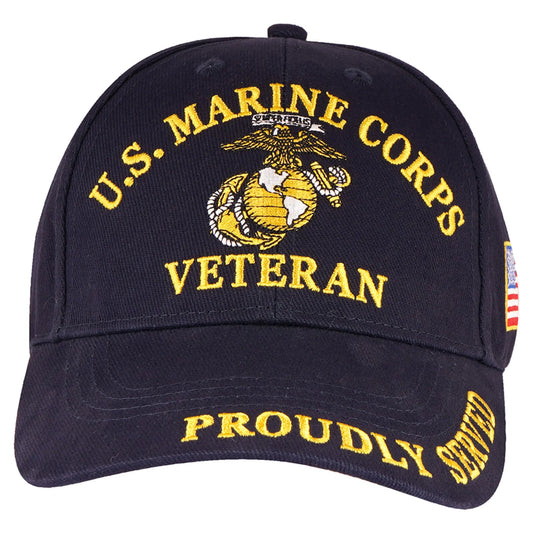 United States Marine Corps (USMC) Veteran Proudly Served | Semper Fi | Navy Blue | Officially Licensed Trendy Zone 21