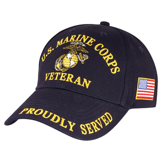 United States Marine Corps (USMC) Veteran Proudly Served | Semper Fi | Navy Blue | Officially Licensed Trendy Zone 21