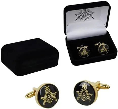Masonic Freemason Round Cufflinks Trendy Zone 21