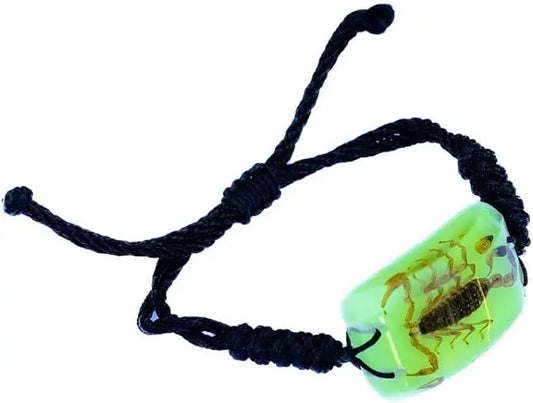 Black Scorpion Glow-in-the-Dark Bracelet Trendy Zone 21