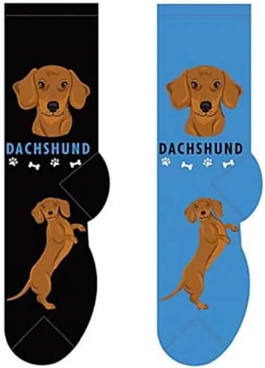 Dachshund Unisex Crew Socks (2 pairs) Trendy Zone 21