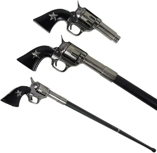 Metal Star Gun Walking Cane 38" Trendy Zone 21