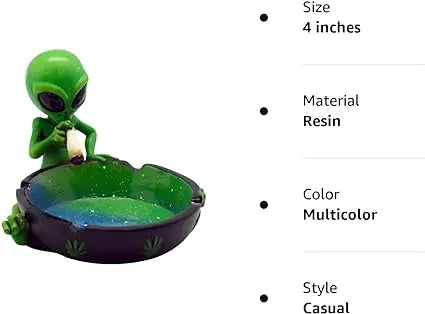 Alien Smoking Ashtray 4” Trendy Zone 21