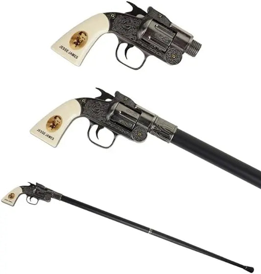 Jesse James Legends of The West Walking Cane 36" Trendy Zone 21