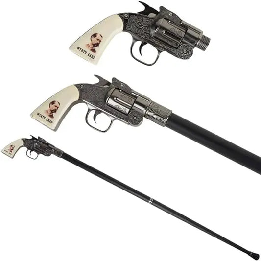 Wyatt Earp Legends of The West Walking Cane 36" Trendy Zone 21