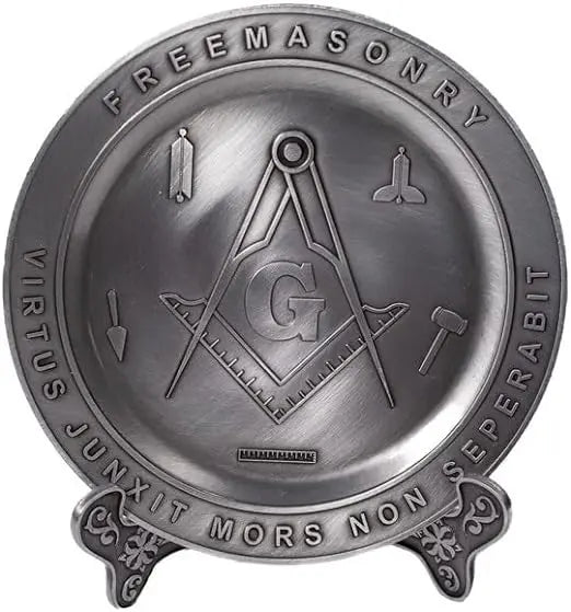 Masonic Decorative Pewter Plate Trendy Zone 21