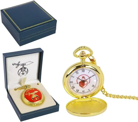 Shriner's Red & Gold Pocket Watch Trendy Zone 21