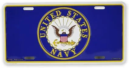 United States Navy License Plate | 6" x 12" Trendy Zone 21