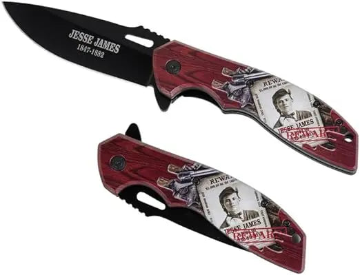Jesse James Pocket Knife 4.90" Blade Trendy Zone 21