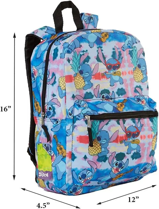 Disney Lilo & Stitch Backpack for Kids or Adults, 16 inch Trendy Zone 21