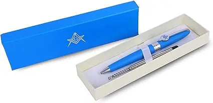 Masonic Official Ballpoint Pen in Blue Trendy Zone 21