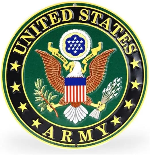 United States Army Decorative Wall Plate - Officially Licensed Trendy Zone 21