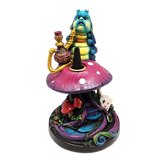 Caterpillar Mushroom Backflow Incense Burner Decorative Backflow Incense Cone Holder