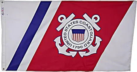 United States Coast Guard Flag (3' x 5') - Officially Licensed Trendy Zone 21