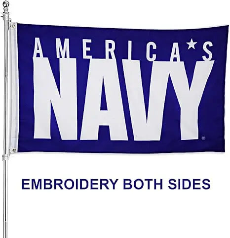 United States Navy (USN) Flag (3' x 5') - Officially Licensed Trendy Zone 21