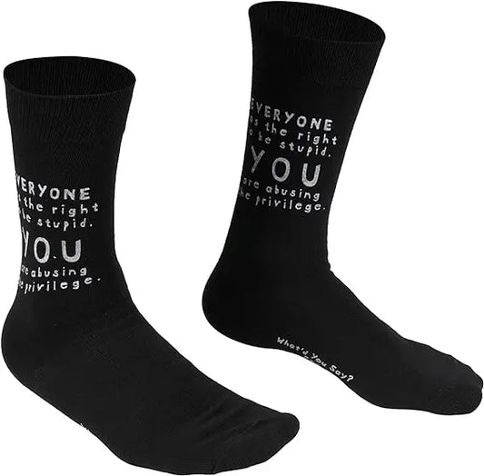 Everyone Has The Right To Be Stupid. You Are Abusing The Privilege. Trendy Zone 21