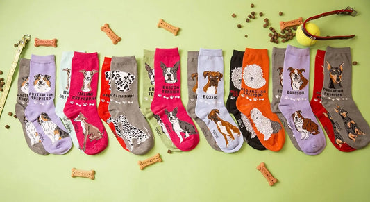 Old English Sheepdog Unisex Crew Socks (2 pairs) Trendy Zone 21