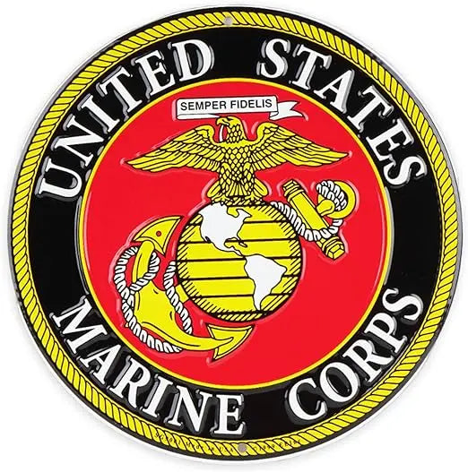 United States Marine Corps (USMC) Decorative Wall Plate - Officially Licensed Trendy Zone 21