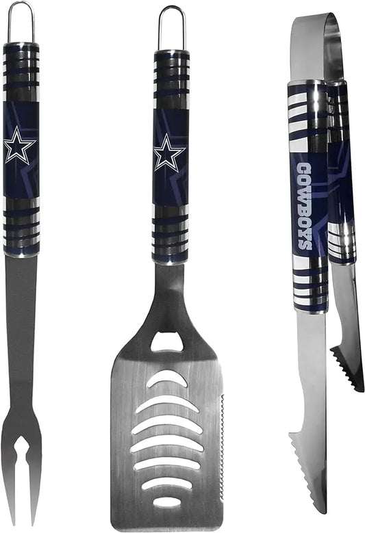 Dallas Cowboys Tailgater BBQ 3 Piece Set | Team Color | Officially Licensed Trendy Zone 21