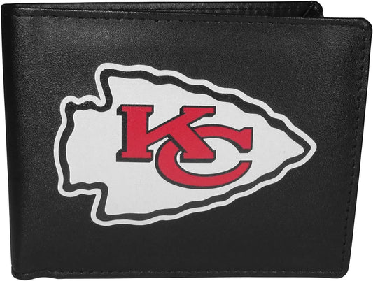 Kansas City Chiefs Bi-fold Wallet Large Logo | Officially Licensed Trendy Zone 21