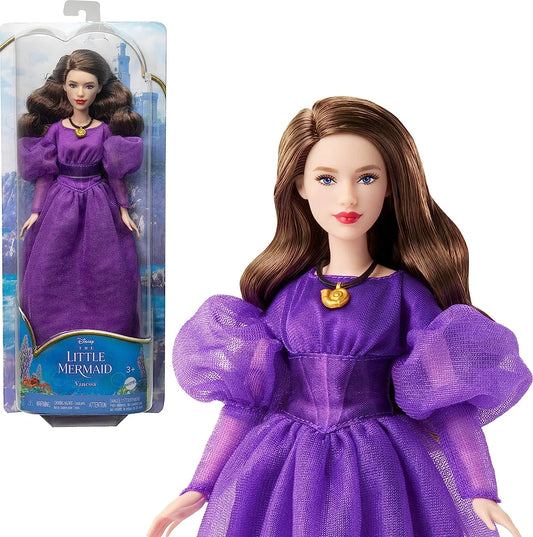 Mattel Disney The Little Mermaid Vanessa Fashion Doll in Signature Purple Dress, Toys Inspired by The Movie Trendy Zone 21