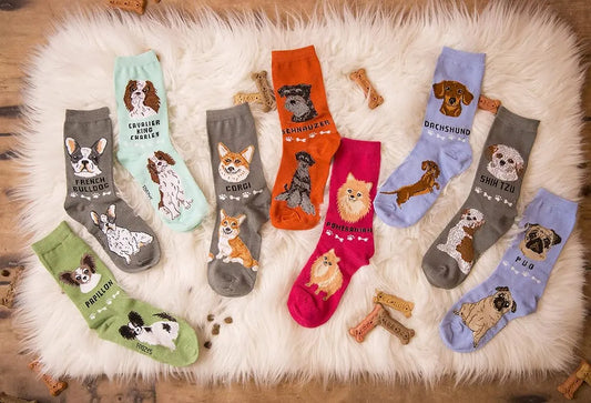 Corgi Unisex Crew Socks (2 pairs) Trendy Zone 21