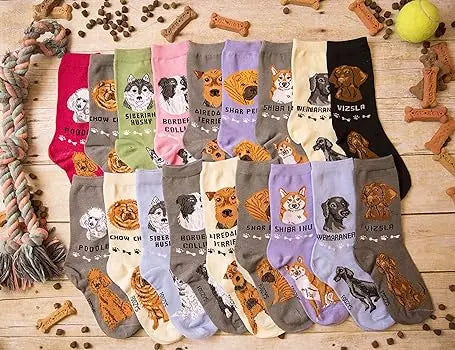 Airedale Terrier Unisex Crew Socks (2 pairs) Trendy Zone 21