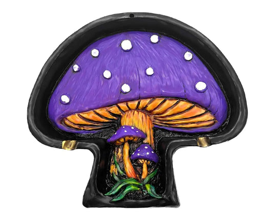 Mushroom Style Ashtray, Purple Trendy Zone 21