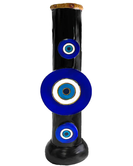 HANDMADE RESIN WATER PIPE WITH EVIL EYE SYMBOL Trendy Zone 21