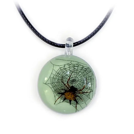 Spiny Spider Necklace (Glows-In-The-Dark) Trendy Zone 21