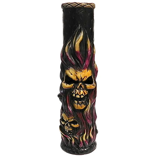 Flaming Skulls Water Pipe Trendy Zone 21