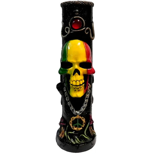 Rasta Skull Water Pipe Handcrafted Trendy Zone 21