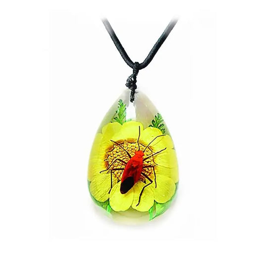 Red Leaf Beetle Necklace Trendy Zone 21