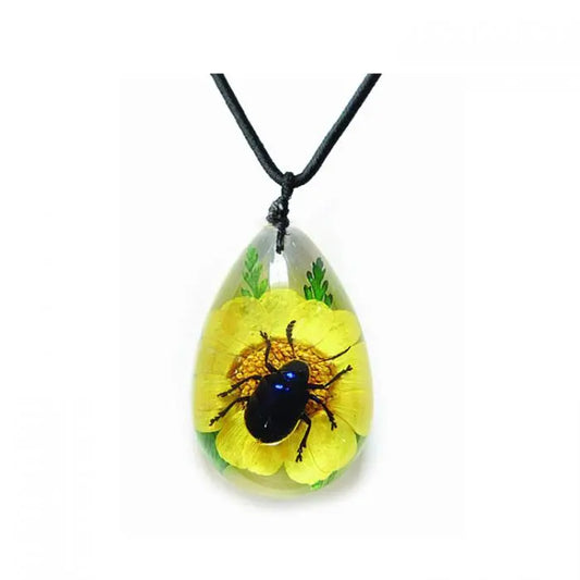 Blue Leaf Beetle Necklace Trendy Zone 21