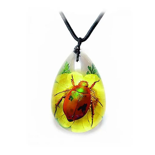 Red-legged Rutelian Chafer Necklace Trendy Zone 21