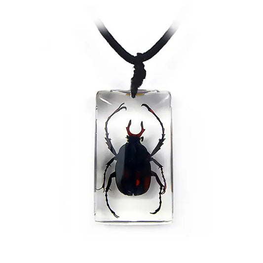 Antler Horned Beetle Necklace Trendy Zone 21