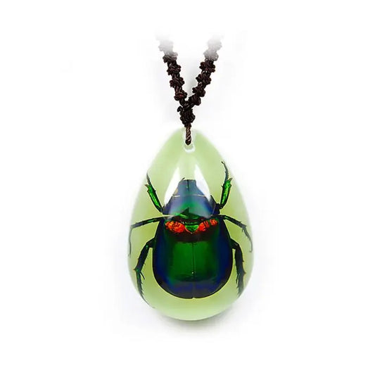 Rutelian Beetle Necklace (Glows-In-The-Dark) Trendy Zone 21