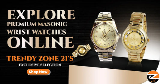 Explore Premium Masonic Wrist Watches Online: Trendy Zone 21's Exclusive Selection
