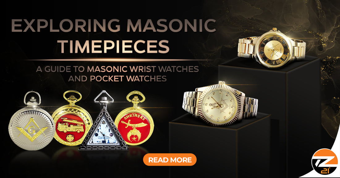 Exploring Masonic Timepieces: A Guide to Masonic Wrist Watches and Pocket Watches