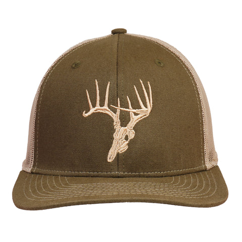 Skullz Deer Head Mesh Trucker Cap Outdoor Adventures Sports, & Everyday Wear