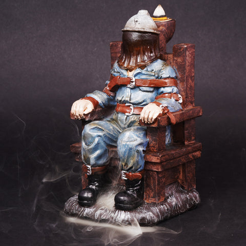Electric Chair Backflow Incense Burner | 6.5 Inches Tall