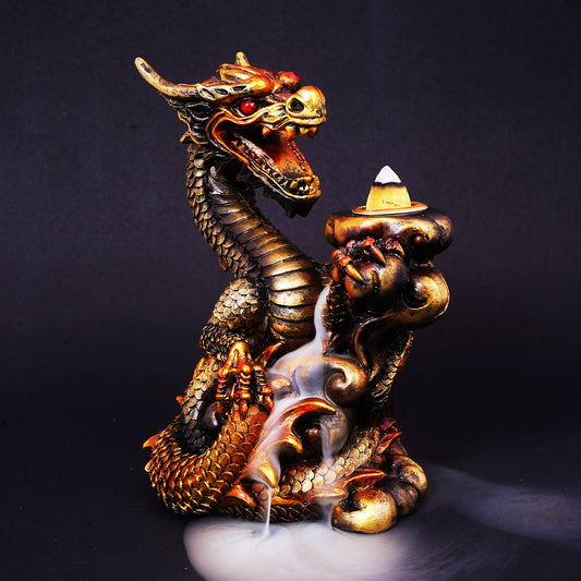 Dragon Backflow Incense Burner – 6 x 4.5 Inch