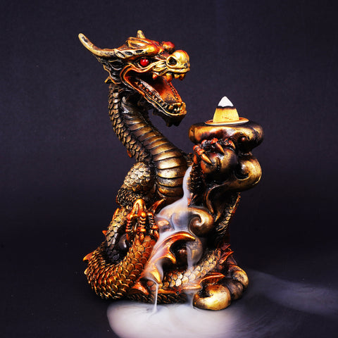 Dragon Backflow Incense Burner – 6 x 4.5 Inch