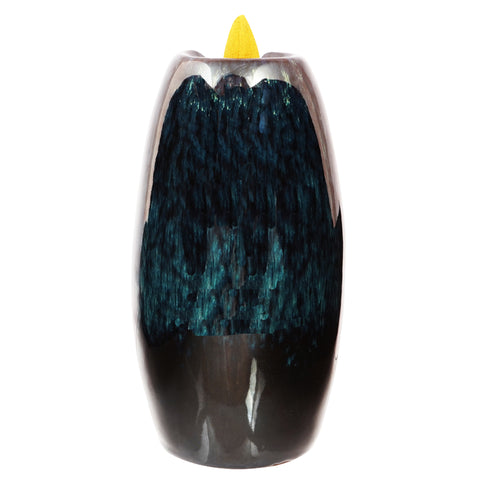 Magic Ceramic Backflow Cone Incense Burner 7" Decorative Incense Holder Gifts