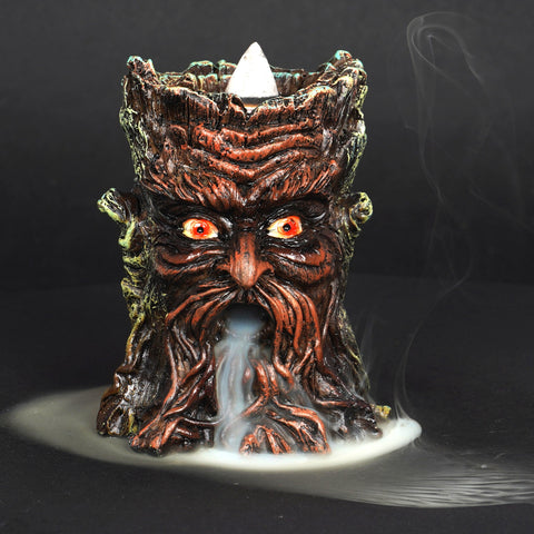 Tree Man Small Backflow Cone Incense Burner 3.5 Inch