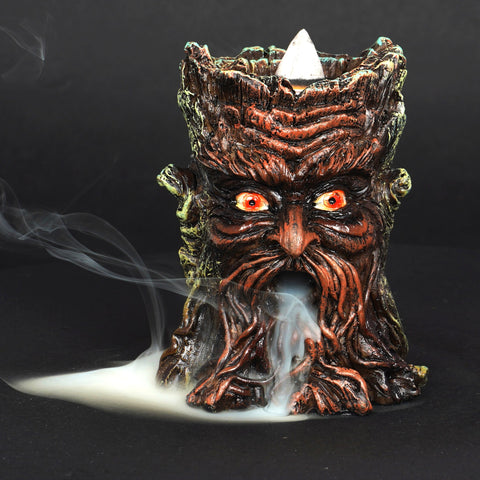 Tree Man Small Backflow Cone Incense Burner 3.5 Inch