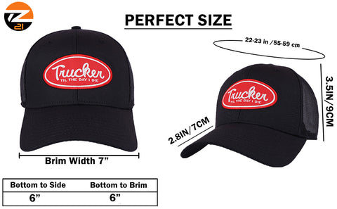 Mesh Trucker Cap Adjustable Fit Men Women Ideal for Outdoor Sports Everyday Wear